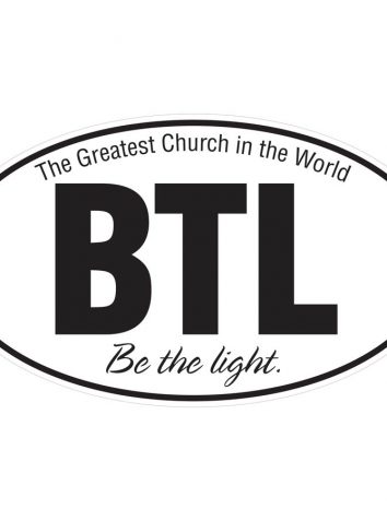 Be The Light Vinyl Window Decal