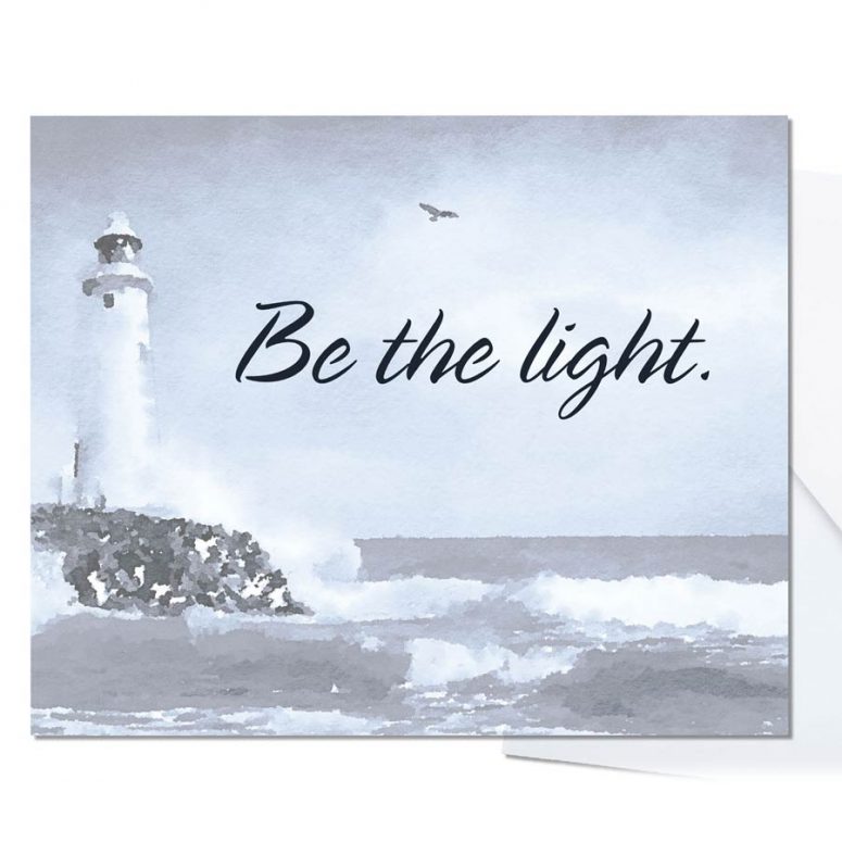 Be The Light Notecards